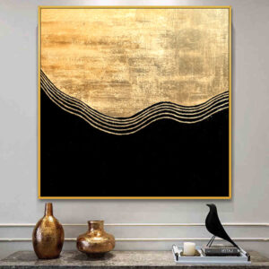 Black And Gold Wall Art Luxury Wall Decor Gold Frame Square