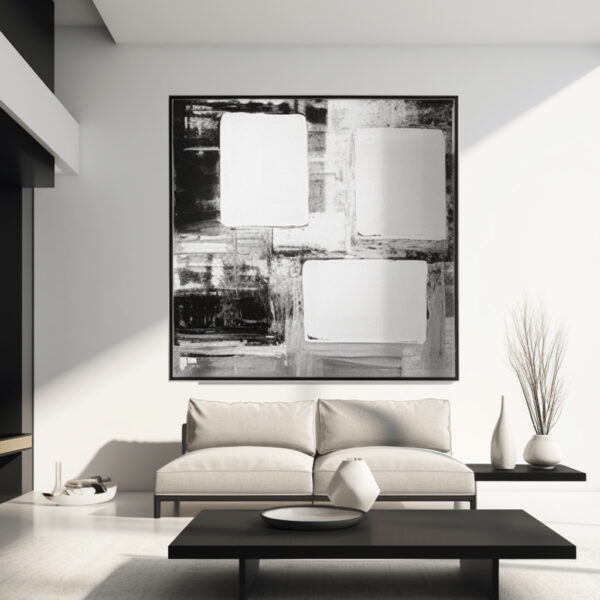 Beautiful Paintings Black And White Living Room Decor Large Wall Decoration12