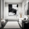 Framed Painting Minimalist Wall Art Black And White Wall Art Hotel Room Decoration