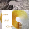 Square And Round Wall Art Gold Painting Luxury Wall Decor For Dining Room